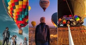 sunrise hot air balloon Luxor
