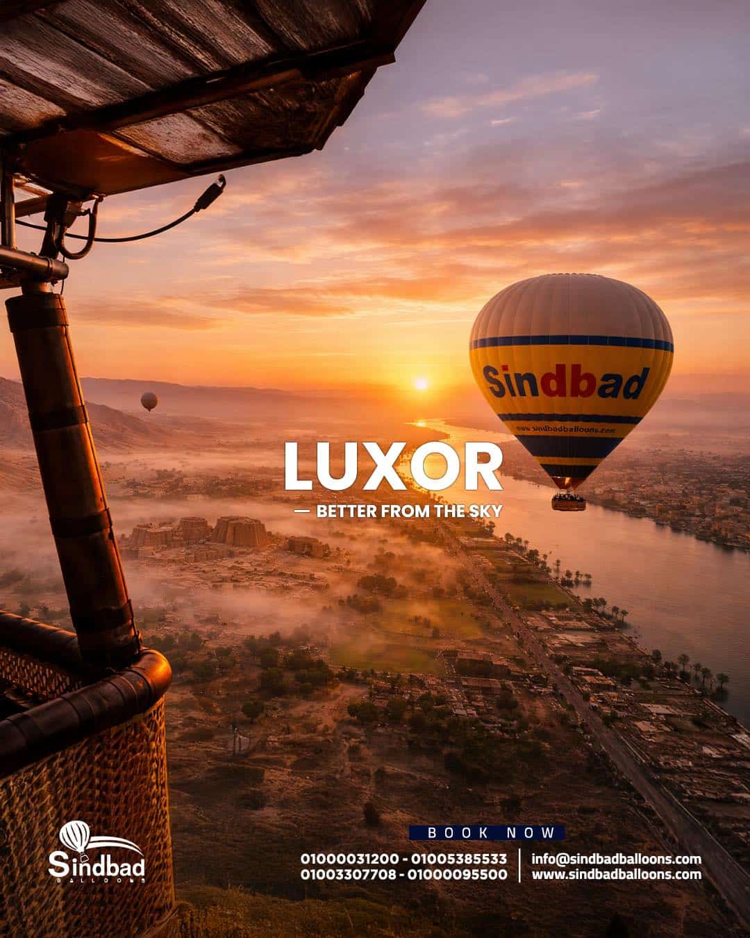 hot air balloon Luxor price