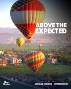 private hot air balloon Luxor 